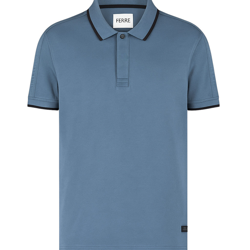 Polo liseré manches courtes