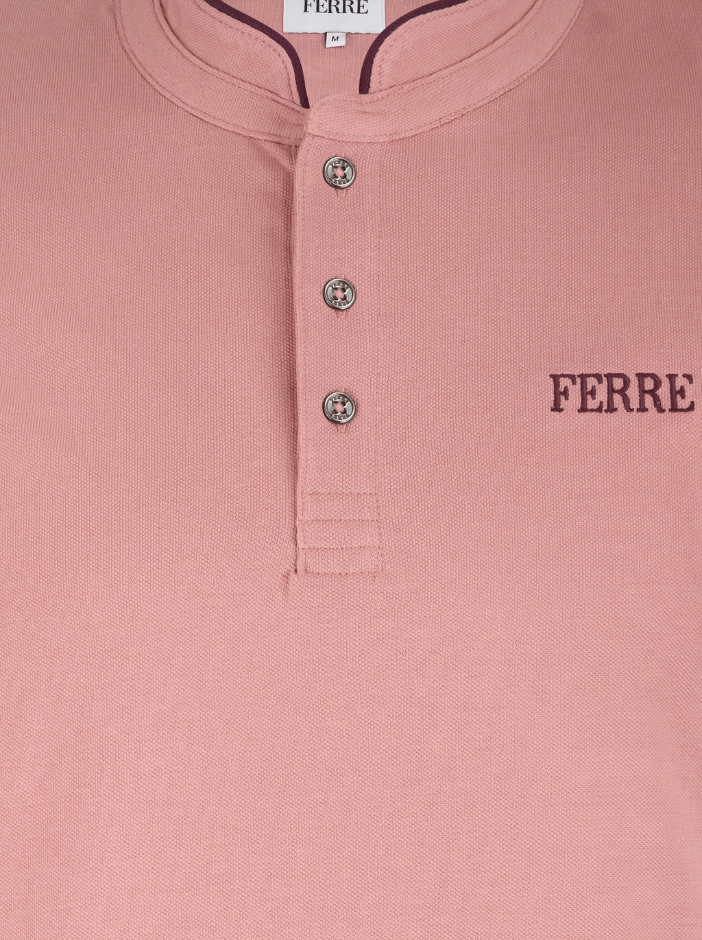 Polo manches courtes col mao