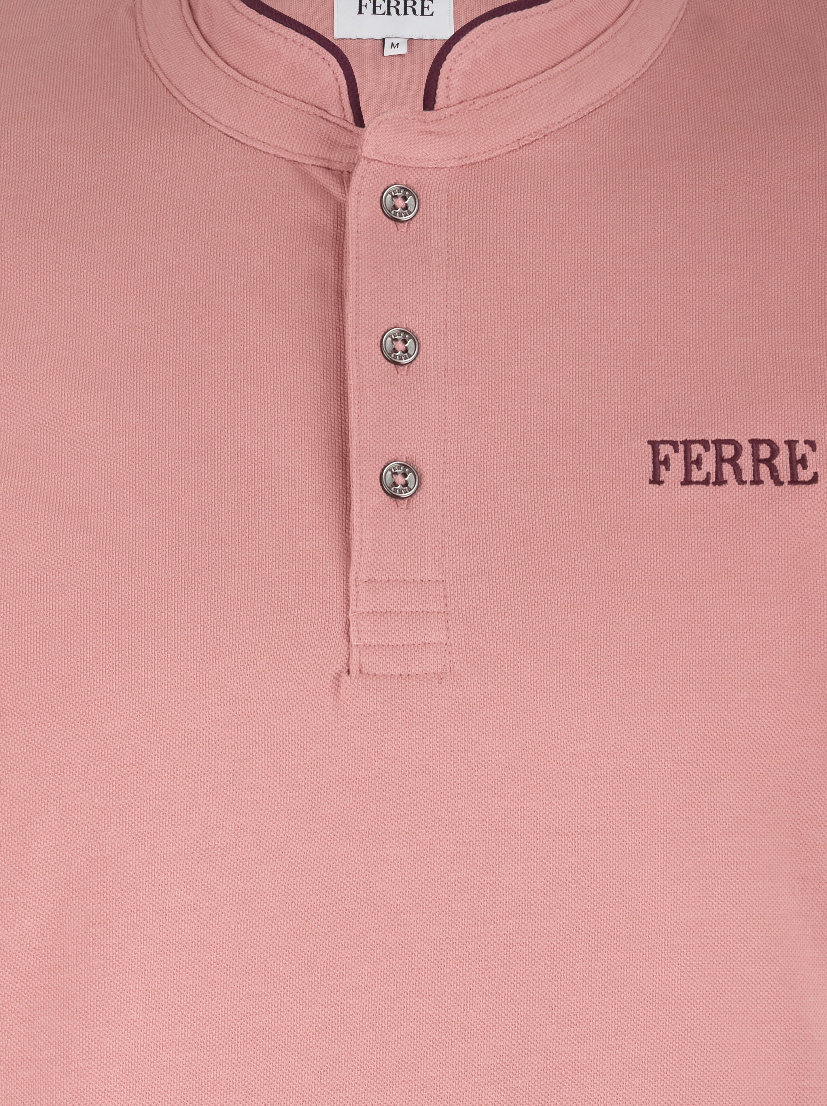 Polo manches courtes col mao