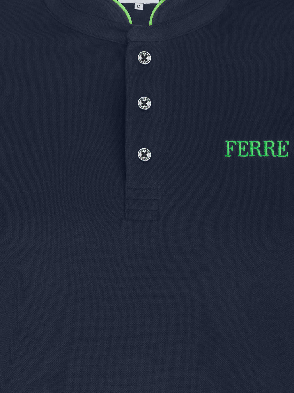 Polo manches courtes col mao