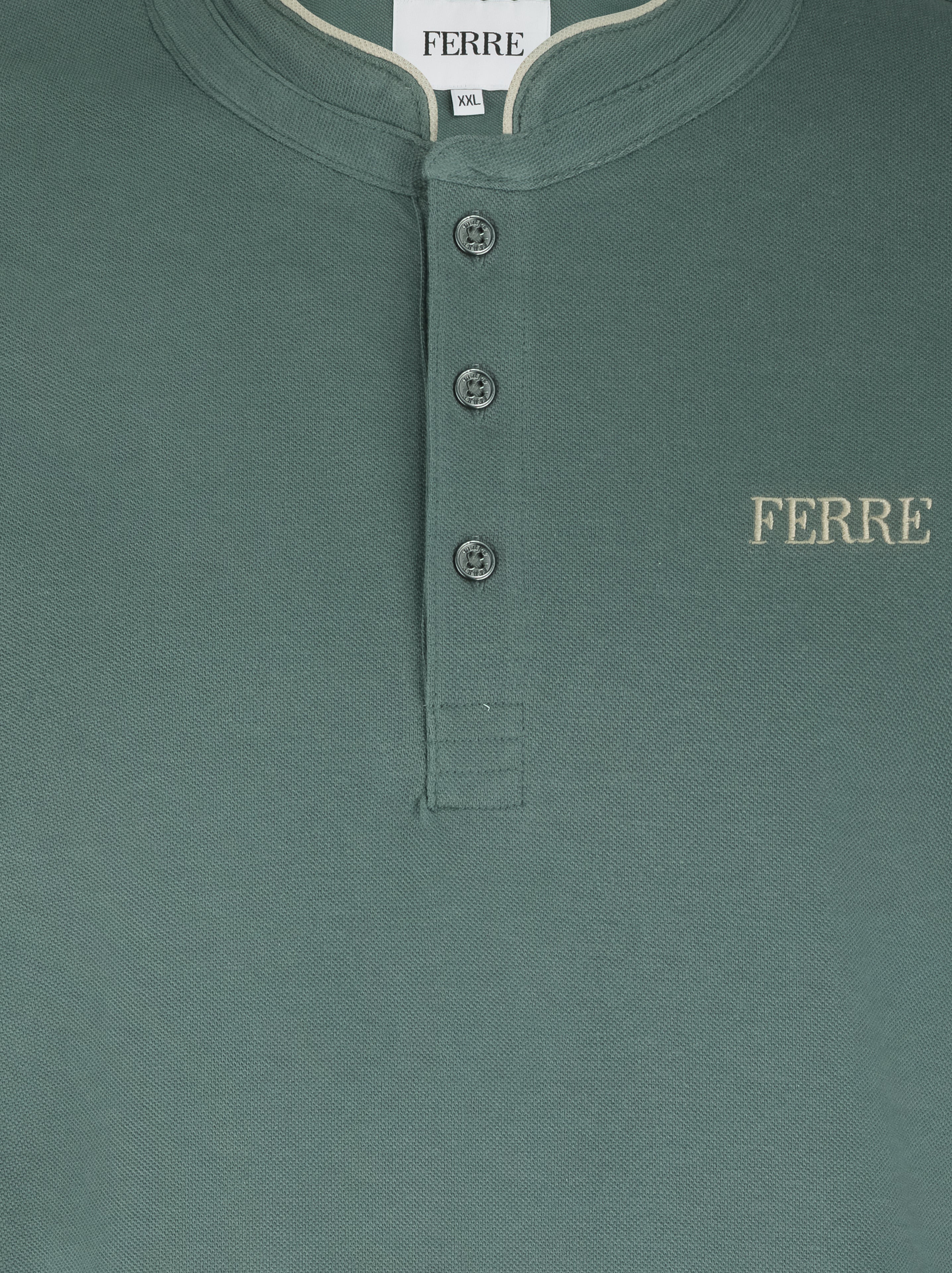 Polo manches courtes col mao