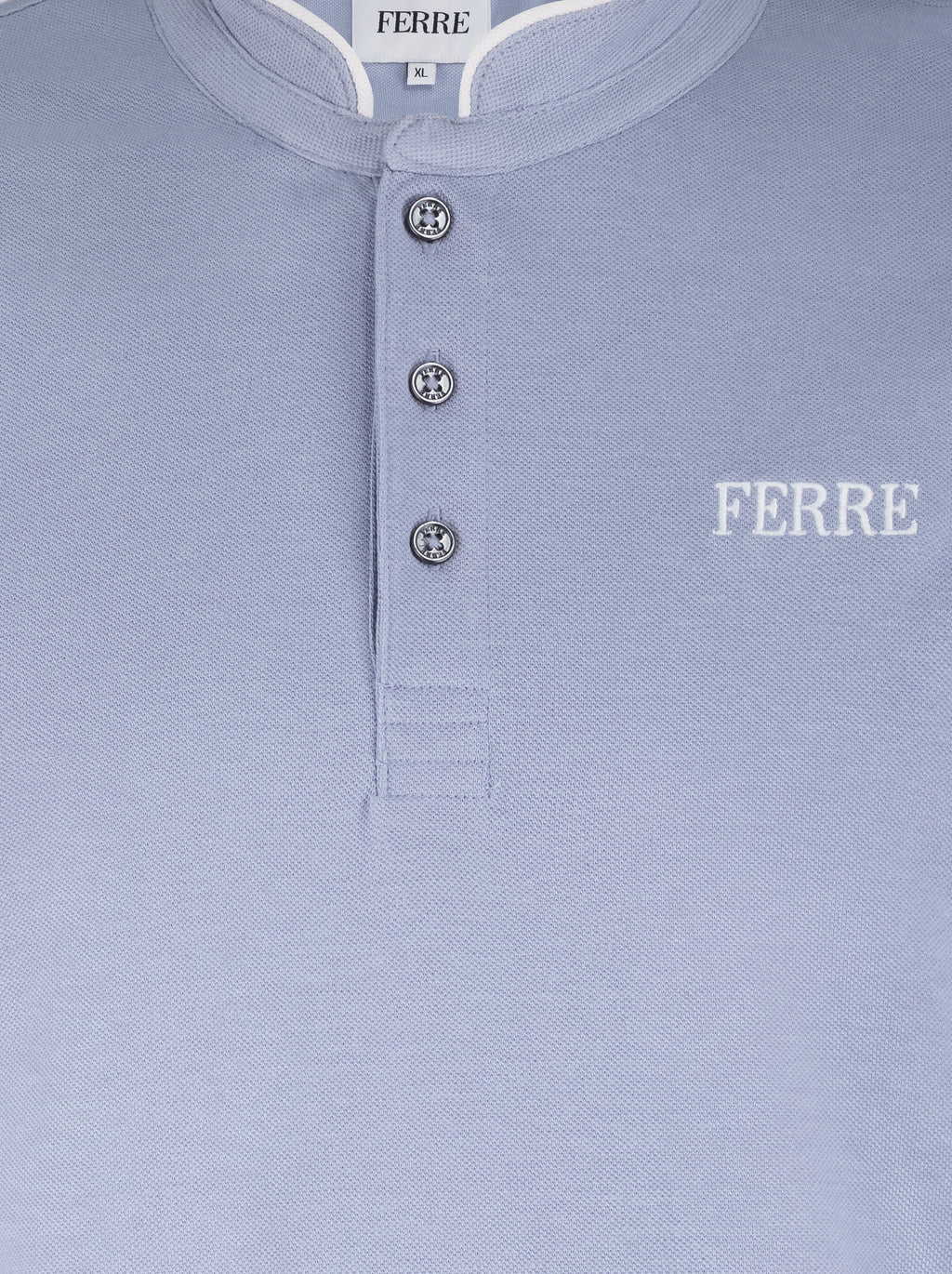 Polo manches courtes col mao