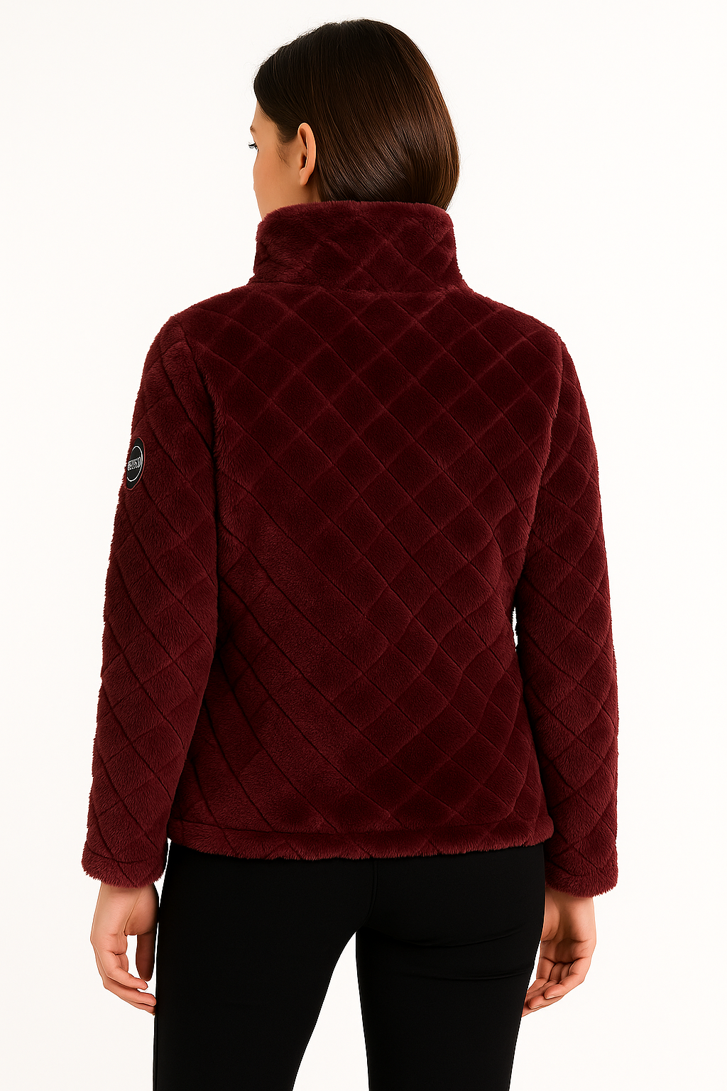 Veste polaire zippée à capuche femme