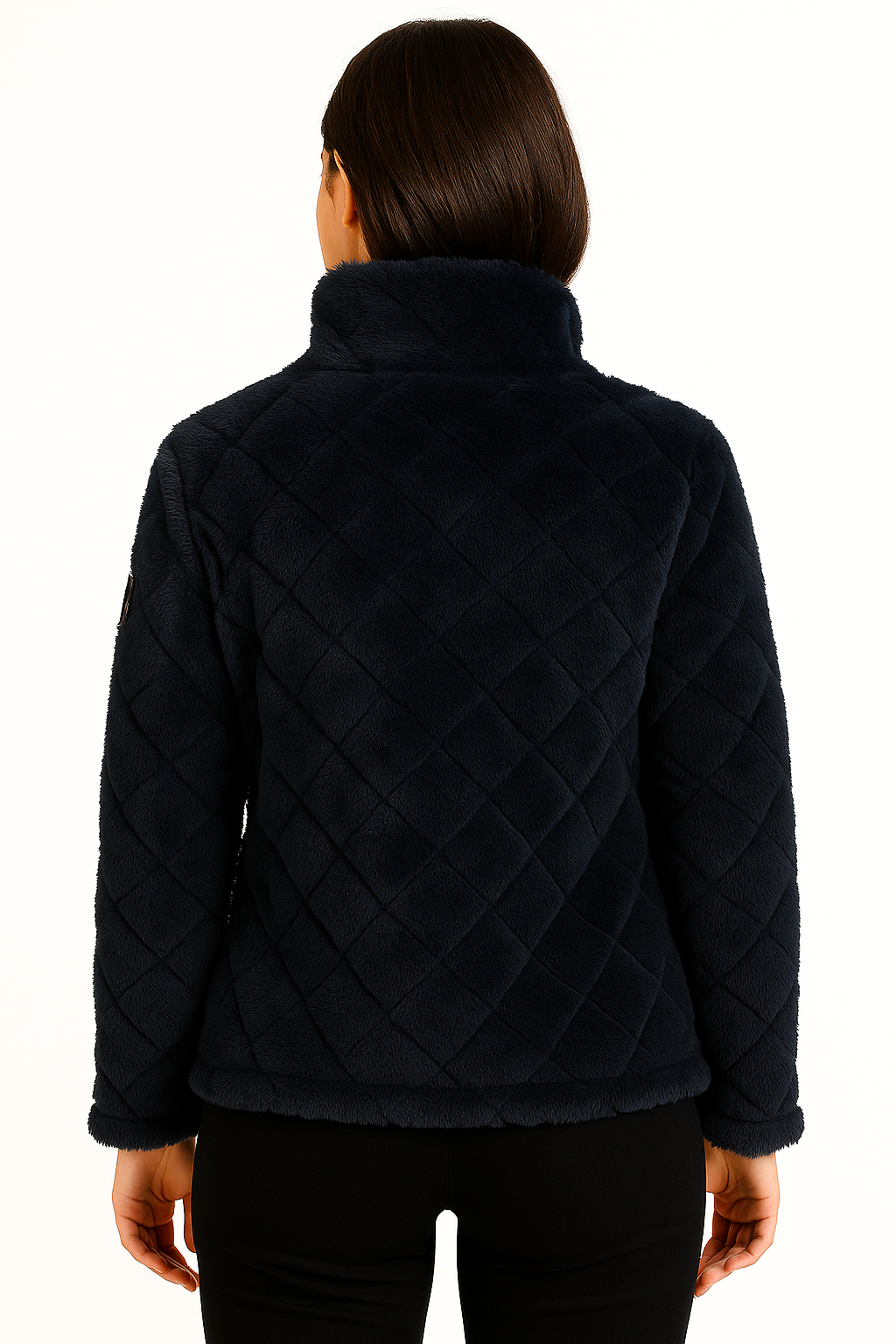 Veste polaire zippée à capuche femme