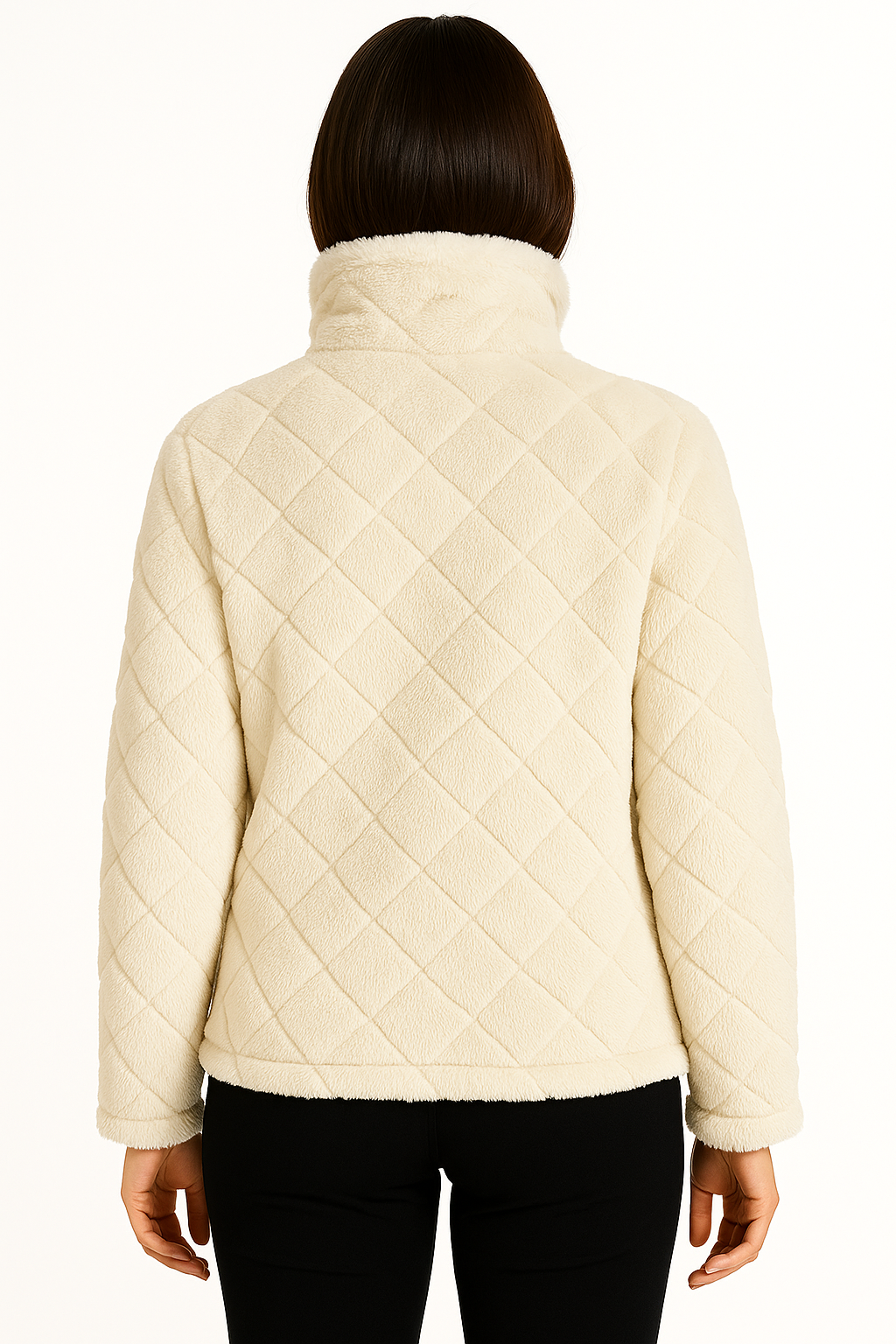 Veste polaire zippée à capuche femme