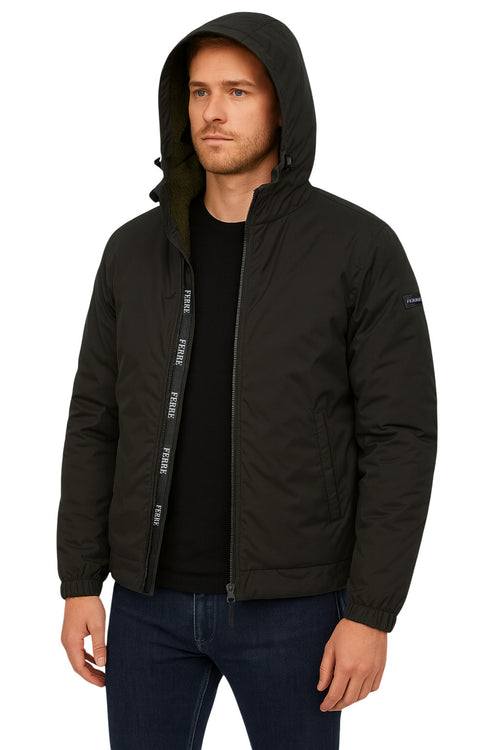 Blouson Homme à Capuche Doublé Polaire