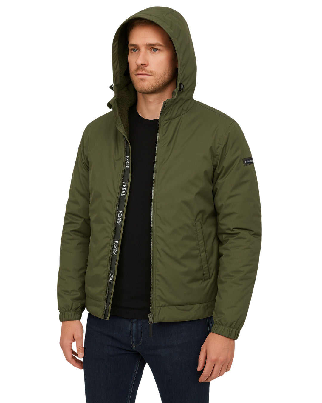 Blouson Homme à Capuche Doublé Polaire
