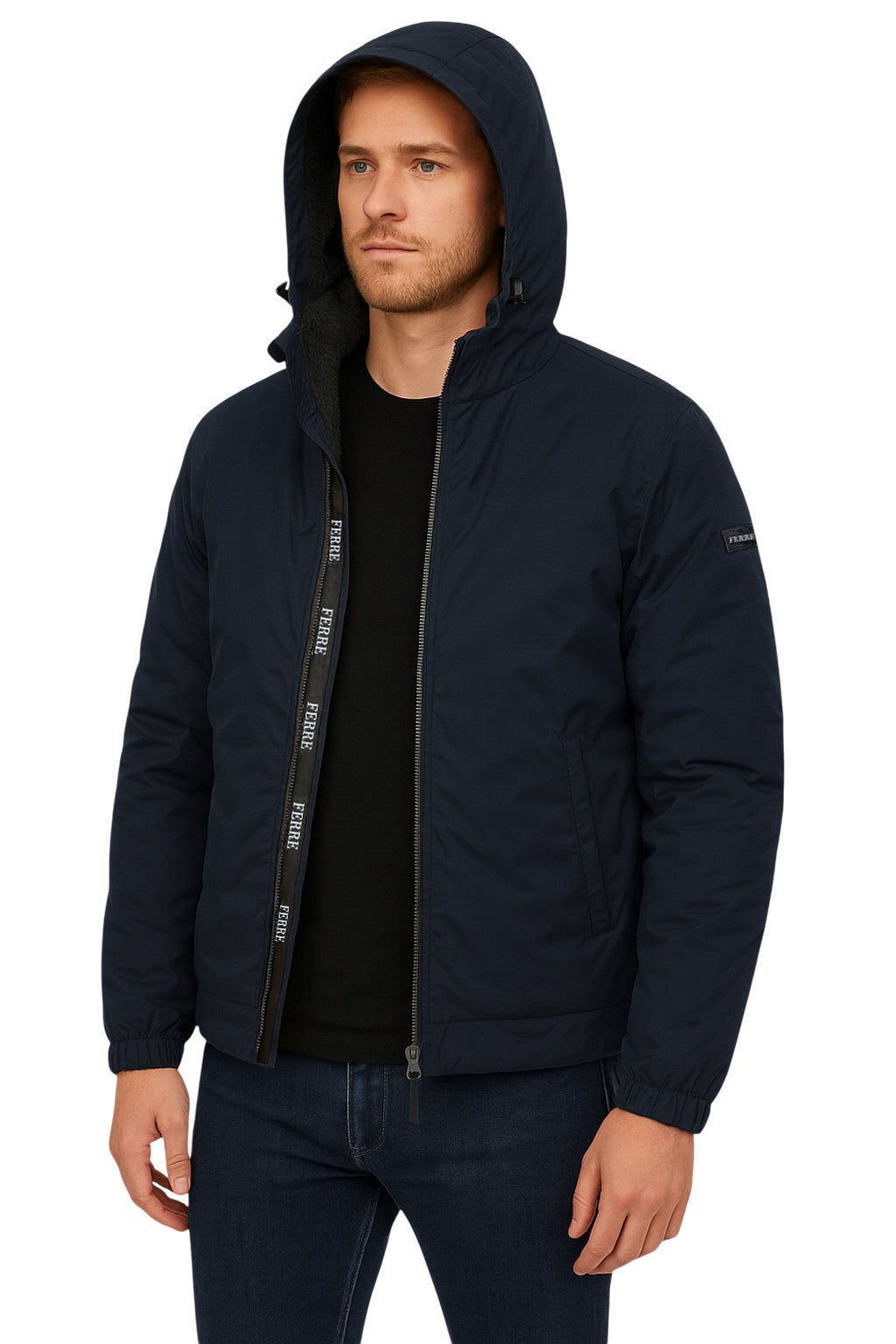 Blouson Homme à Capuche Doublé Polaire