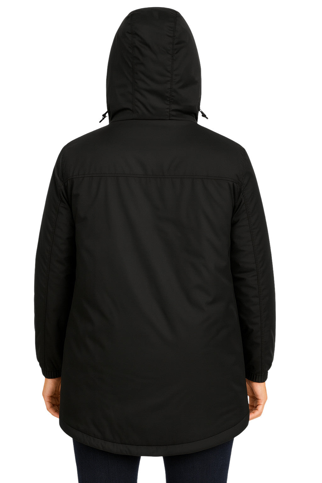 Manteau Long Femme à Capuche Doublé Polaire