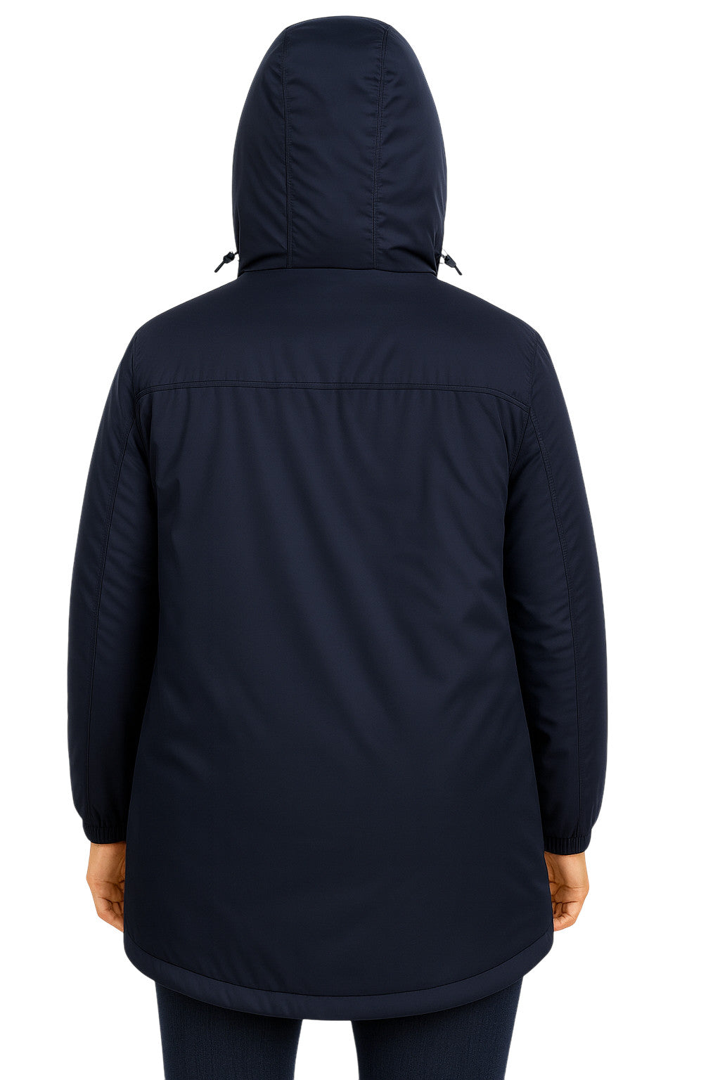 Manteau Long Femme à Capuche Doublé Polaire