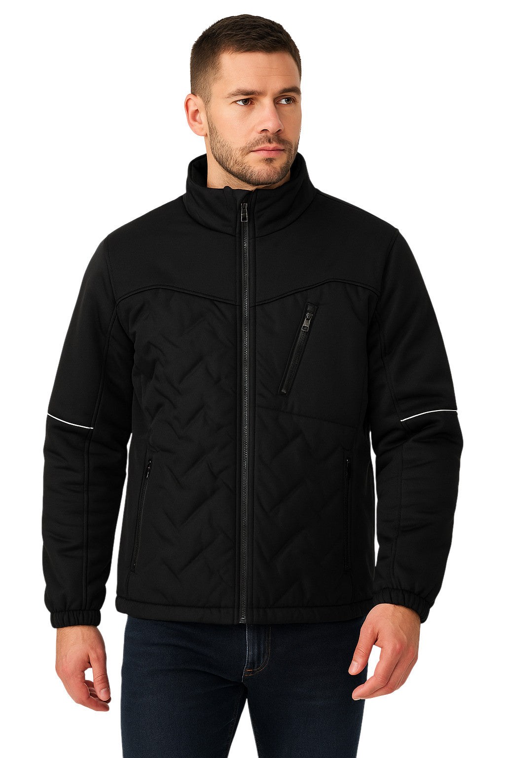 Blouson Homme à Zips Étanches