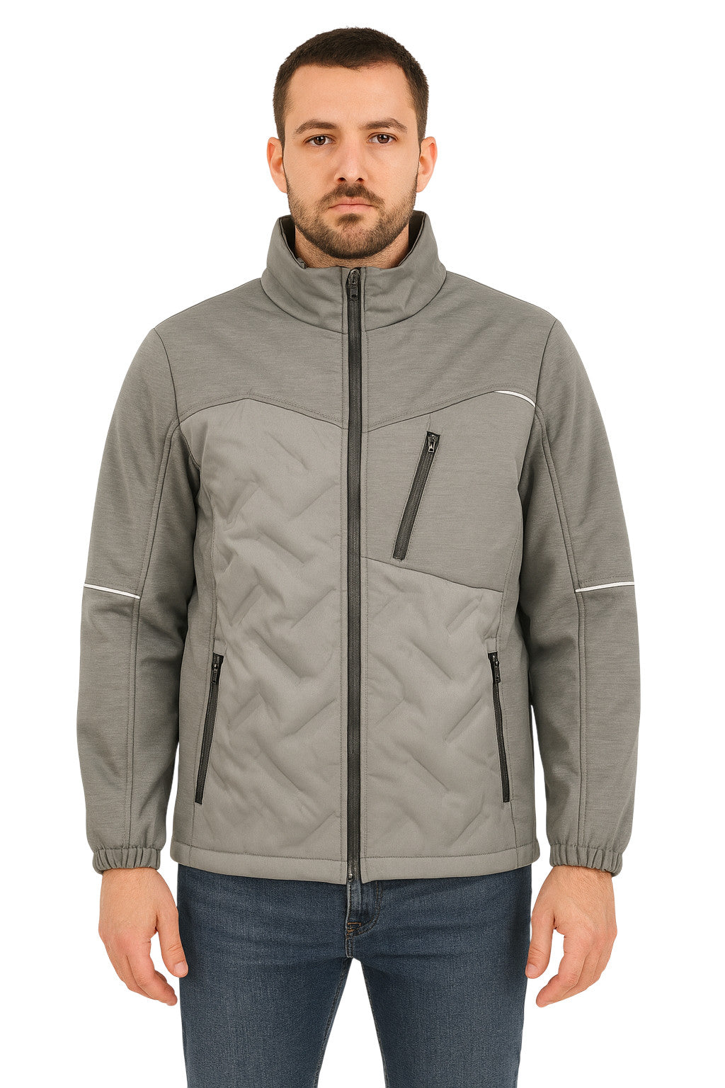 Blouson Homme à Zips Étanches