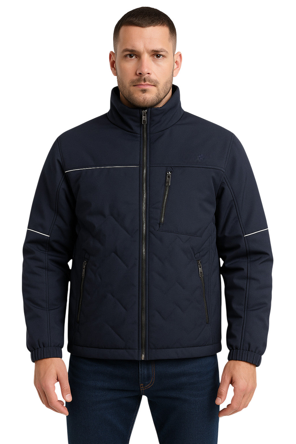 Blouson Homme à Zips Étanches