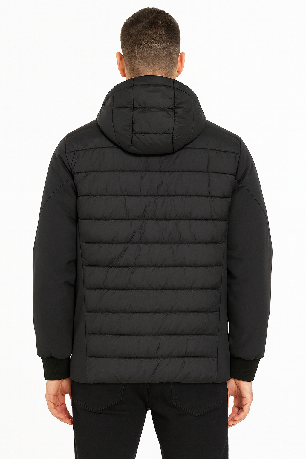 Blouson Homme Matelassé à Capuche