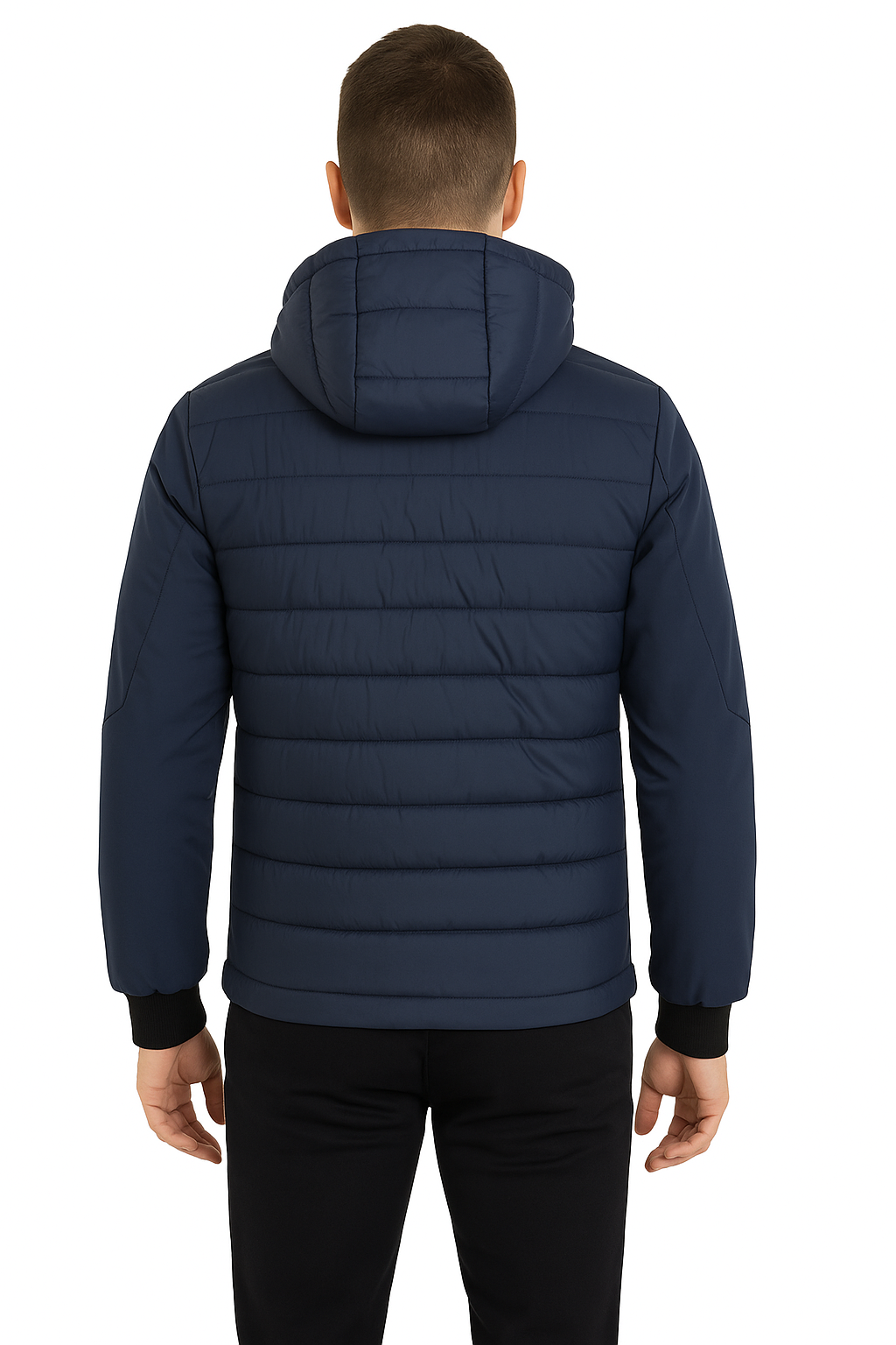 Blouson Homme Matelassé à Capuche