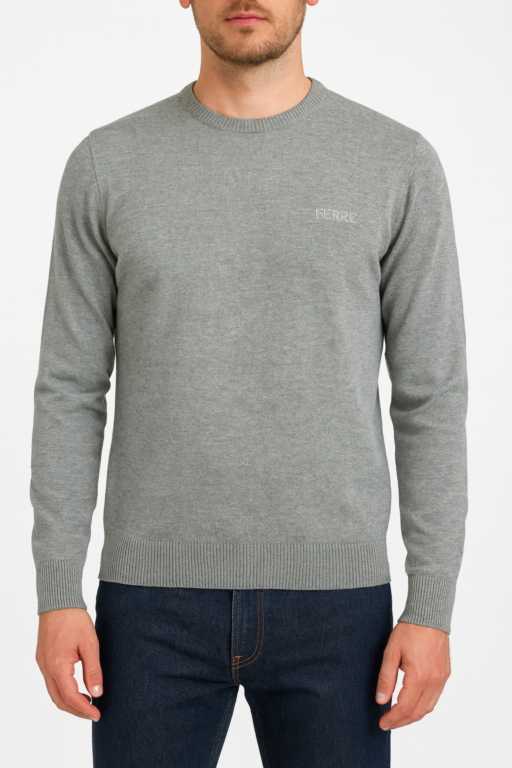 Pull Col Rond Homme