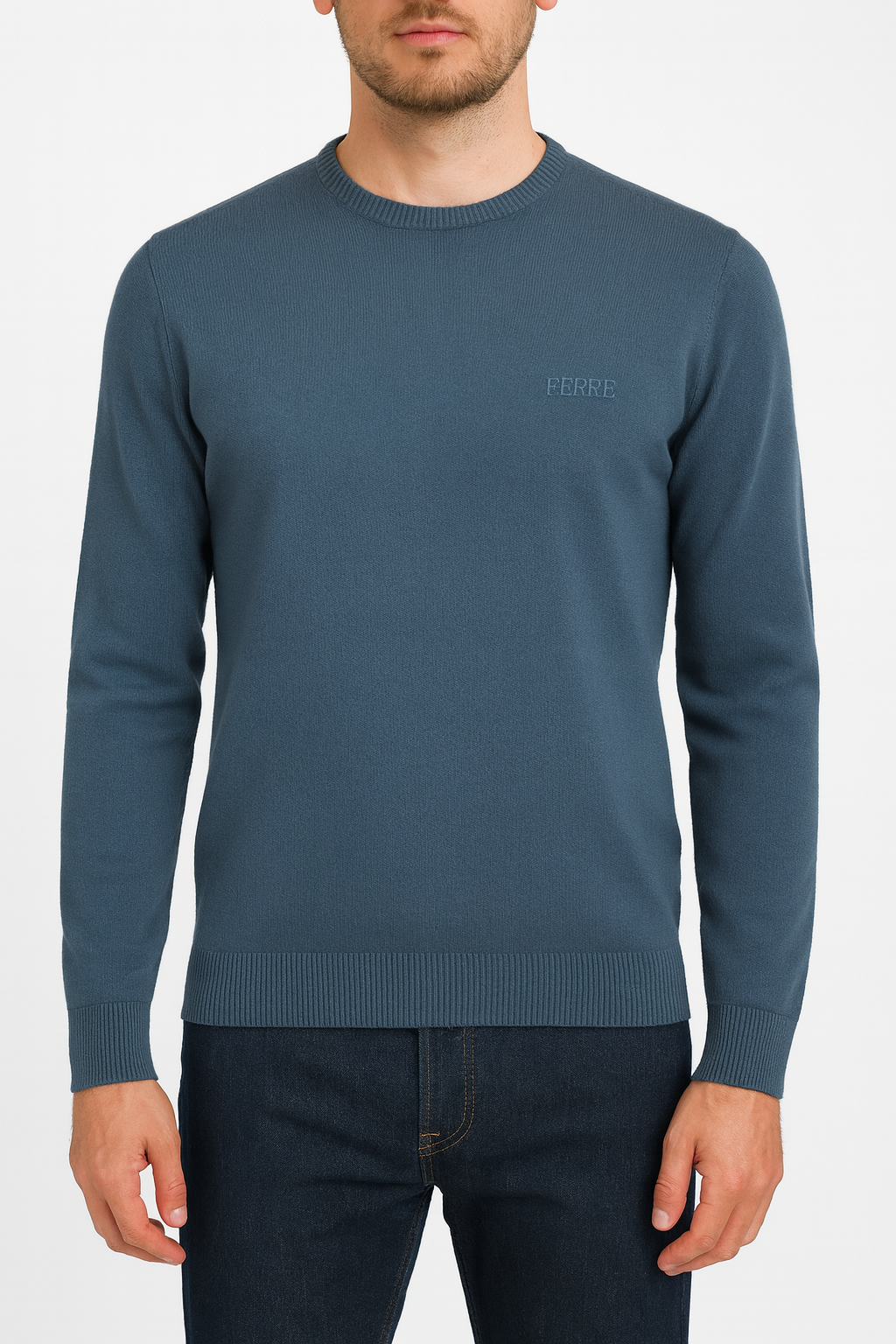 Pull Col Rond Homme