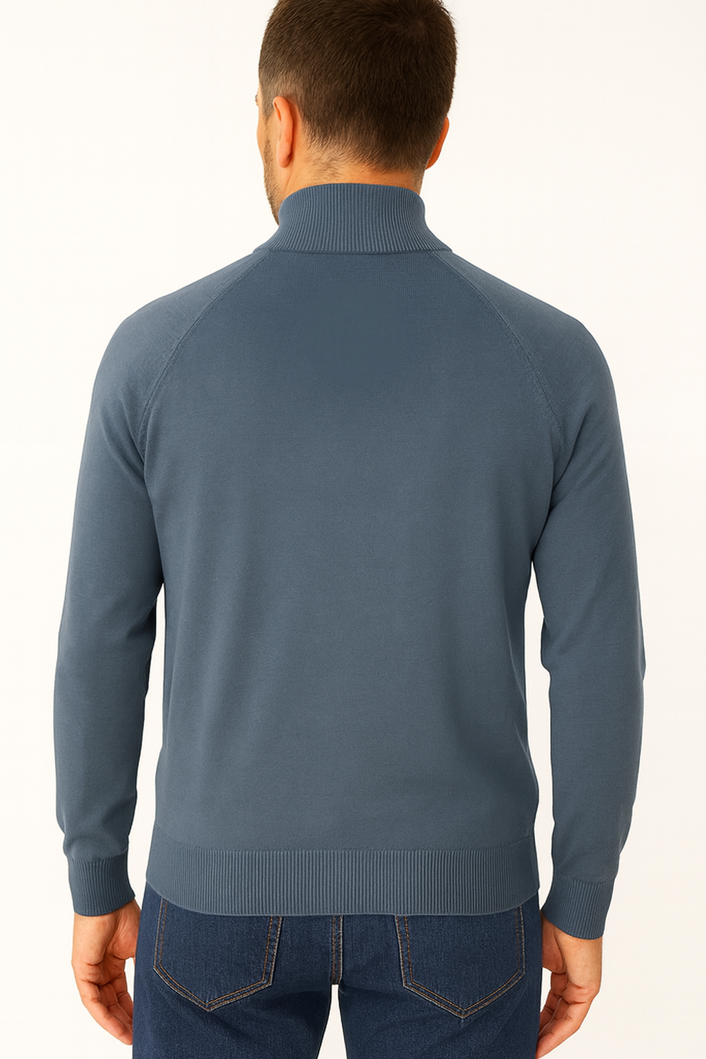 Pull Col Montant Demi-Zip