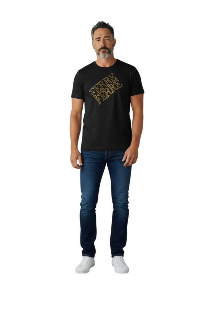 T-Shirt Alfonso Homme – Black