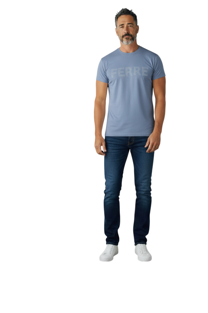T-Shirt Almaviva Homme – Vintage Indigo