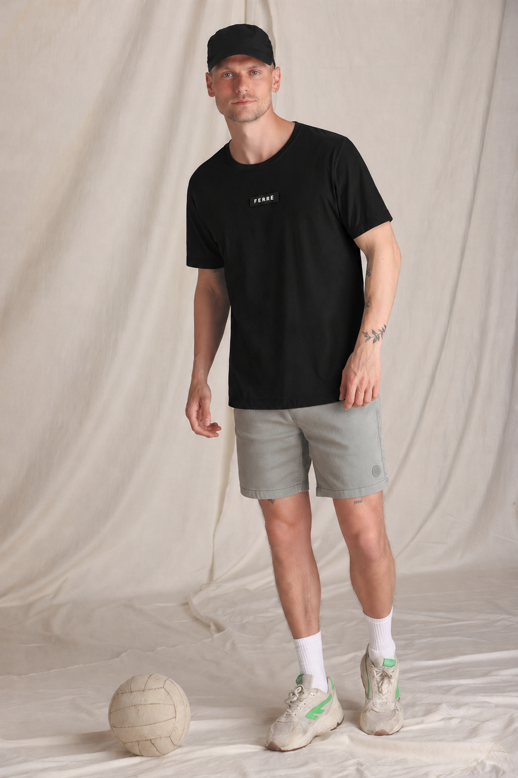 T-Shirt Curzio Homme – Black