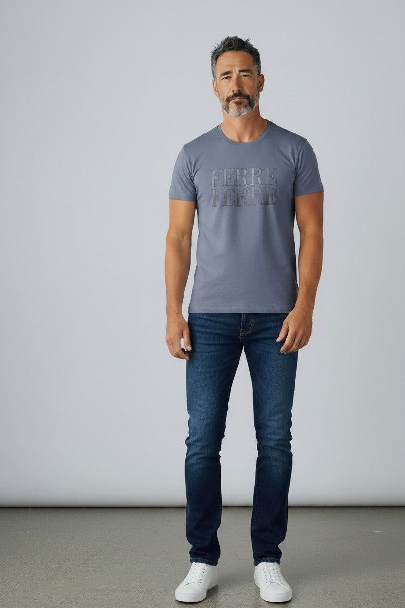 T-Shirt Ferrando Homme – Vintage Indigo