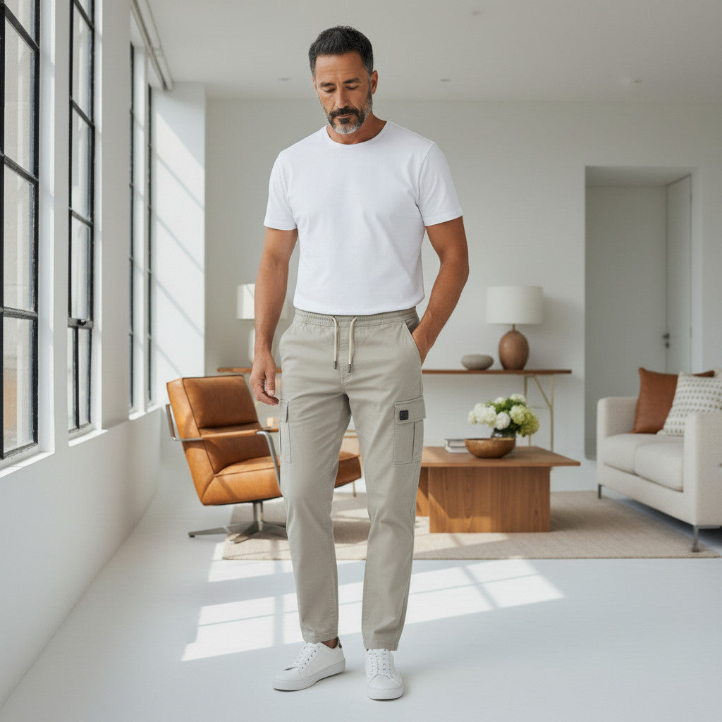 Pantalon Cargo Domelio Homme ACCUEIL