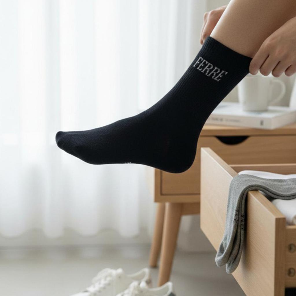 Lot de 3 paires de chaussettes semi-montantes