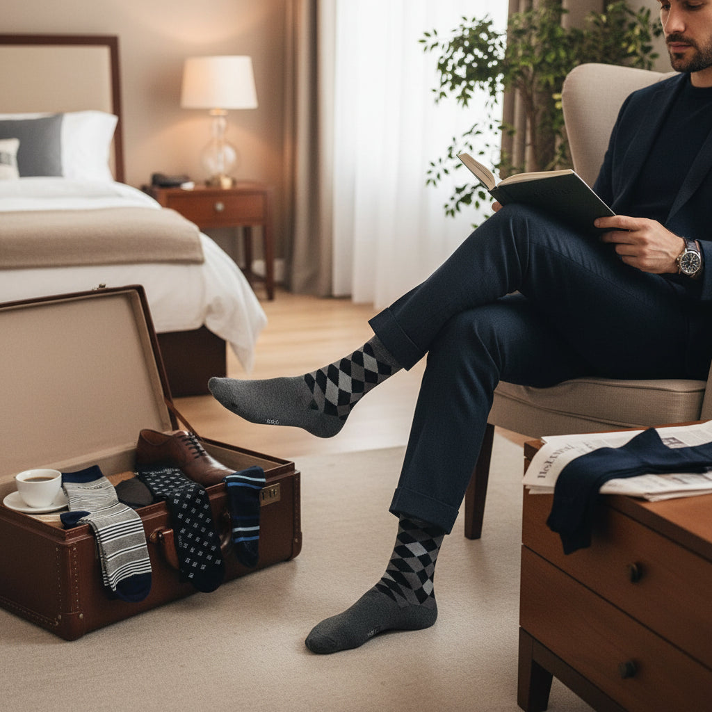 Lot de 6 Chaussettes de Ville Homme