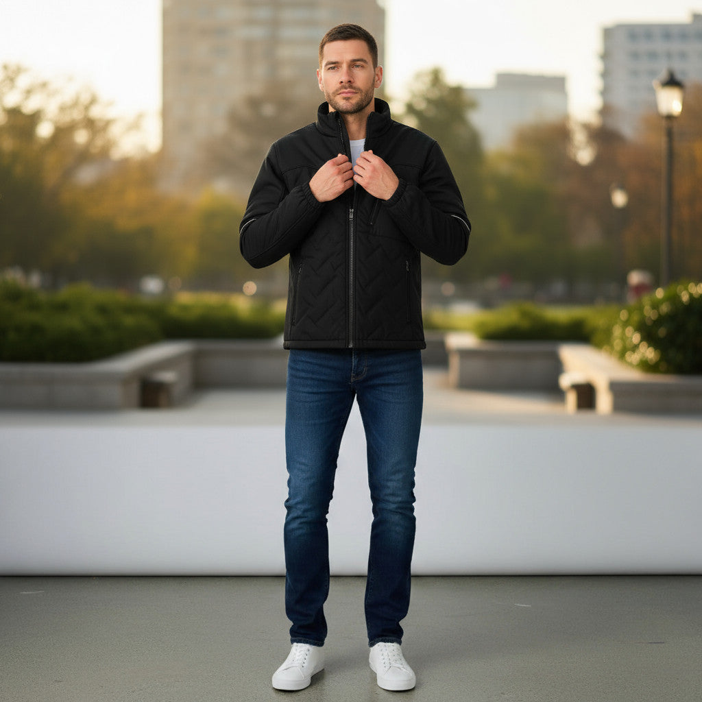 Blouson Homme à Zips Étanches